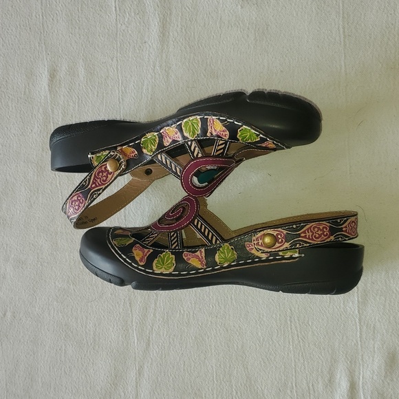 La Artiste by Spring Step Bombay slip in Clog Sz. 39 Multiple Colors - Picture 2 of 9